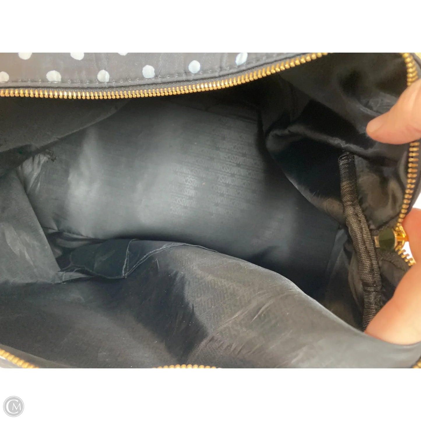 Tote Luxury Designer By Moschino, Size: Large