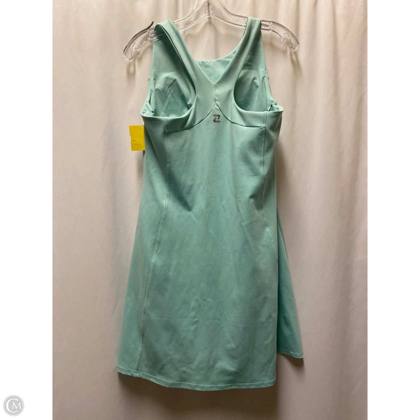 Athletic Dress By Zelos In Green, Size: L