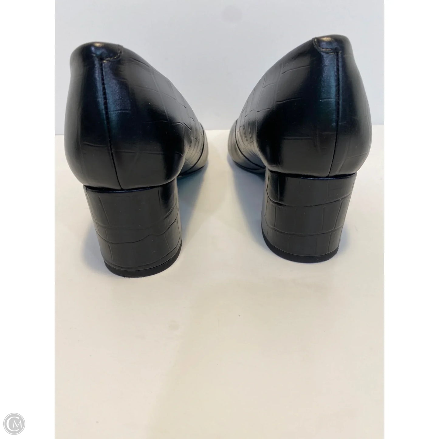 Shoes Heels Block By Easy Spirit In Black, Size: 9