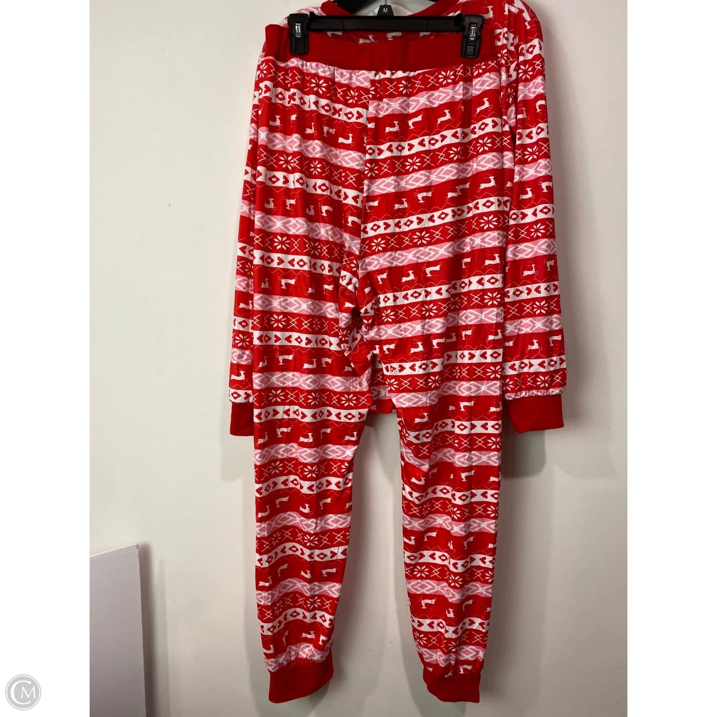 Pajamas 2pc By Clothes Mentor In Red, Size: L