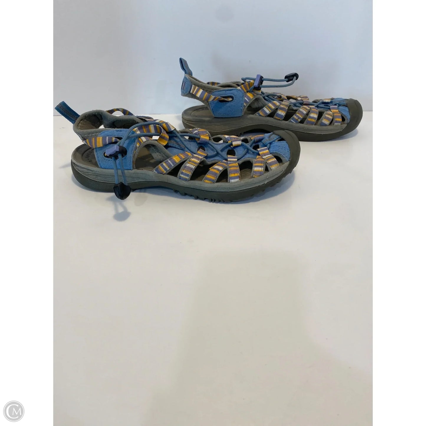 Sandals Flats By Keen In Blue, Size: 8