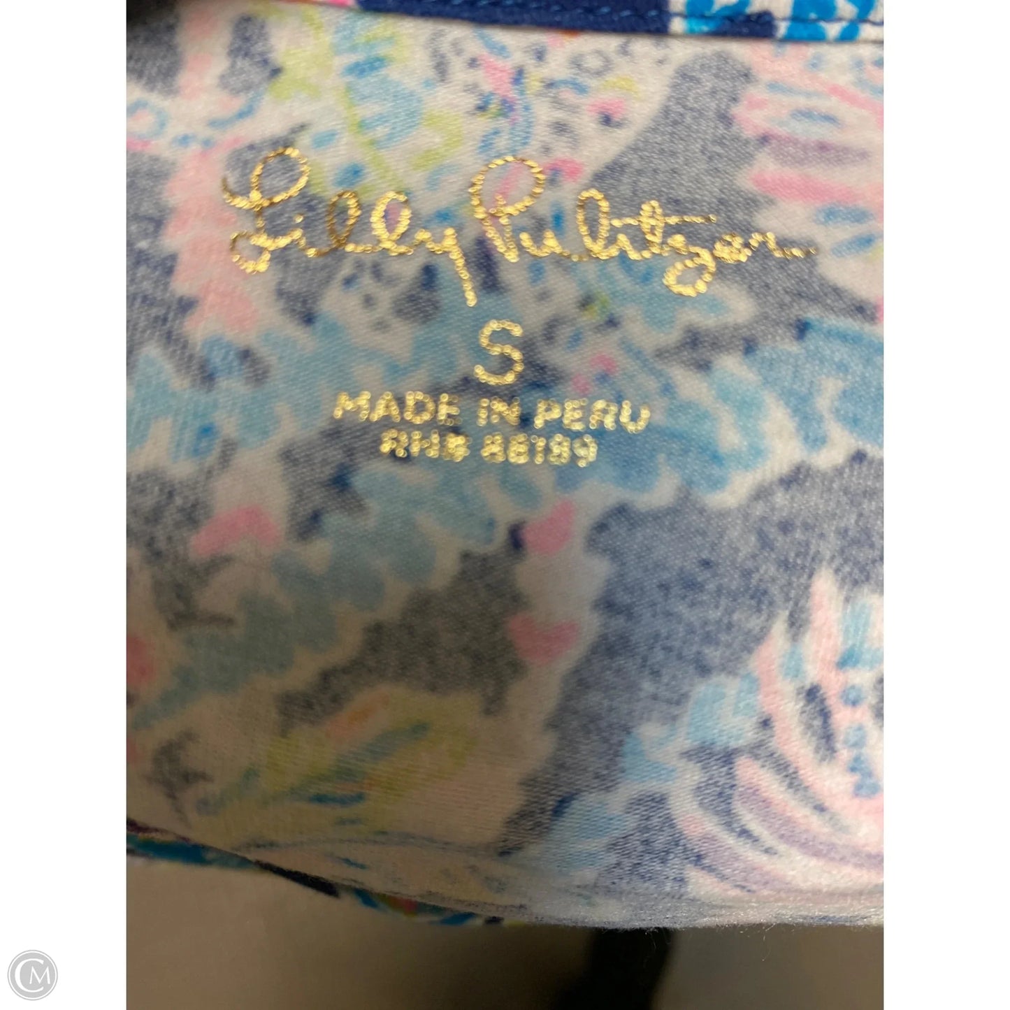 Top Long Sleeve Designer By Lilly Pulitzer In Navy, Size: S