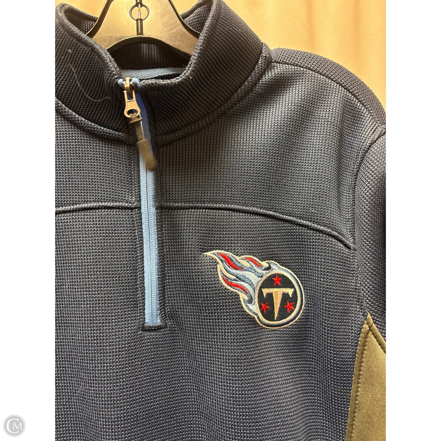 Jacket Shirt By Nfl In Blue, Size: S