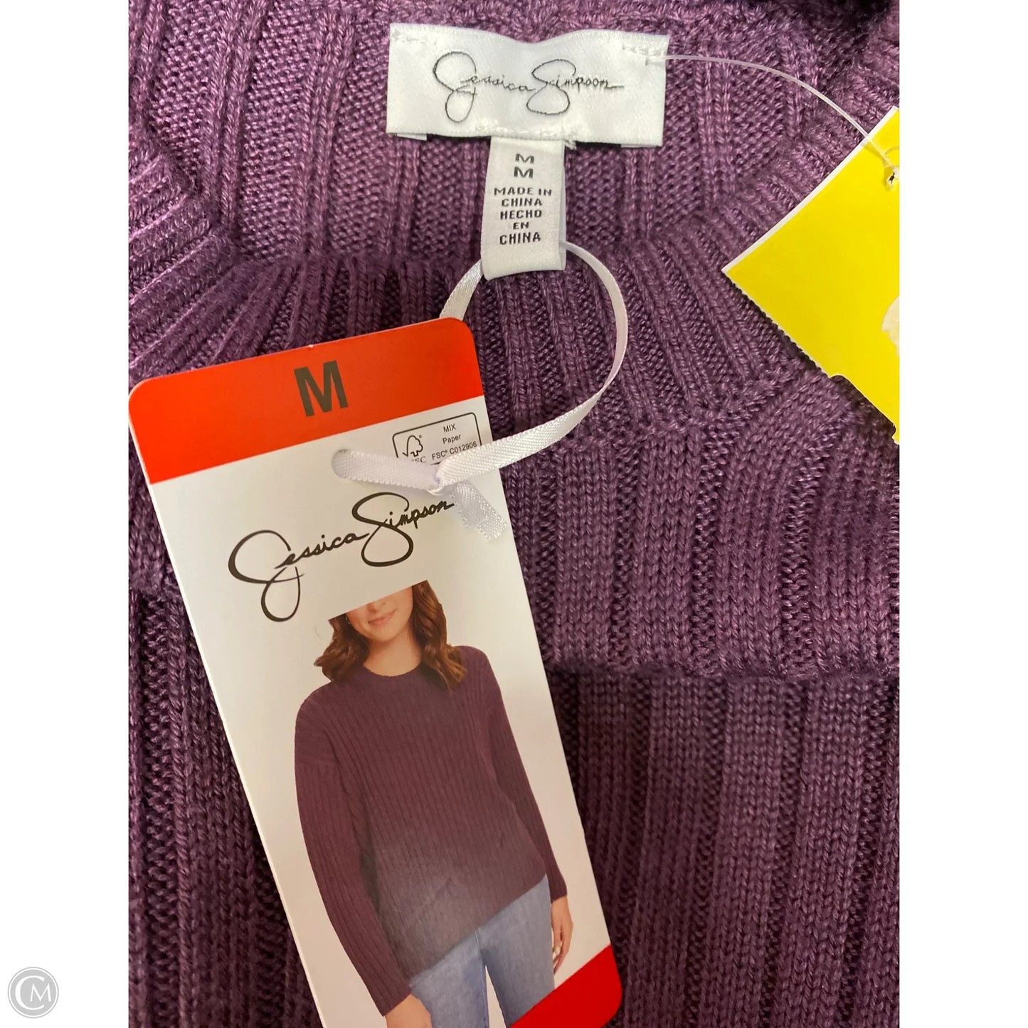 Sweater By Jessica Simpson In Purple, Size: M