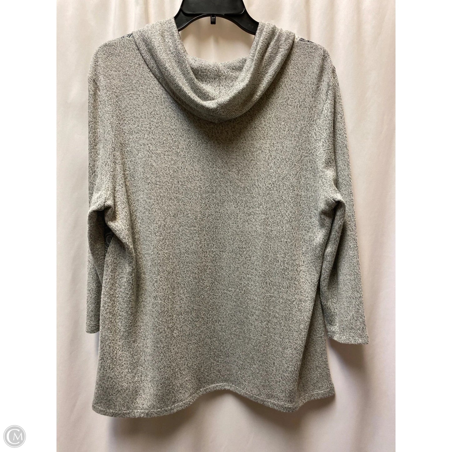 Top Long Sleeve By Ruby Rd In Grey, Size: Lp