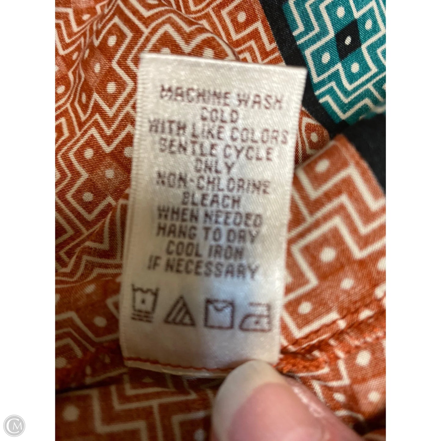 Top Long Sleeve By Max Studio In Copper, Size: Xs