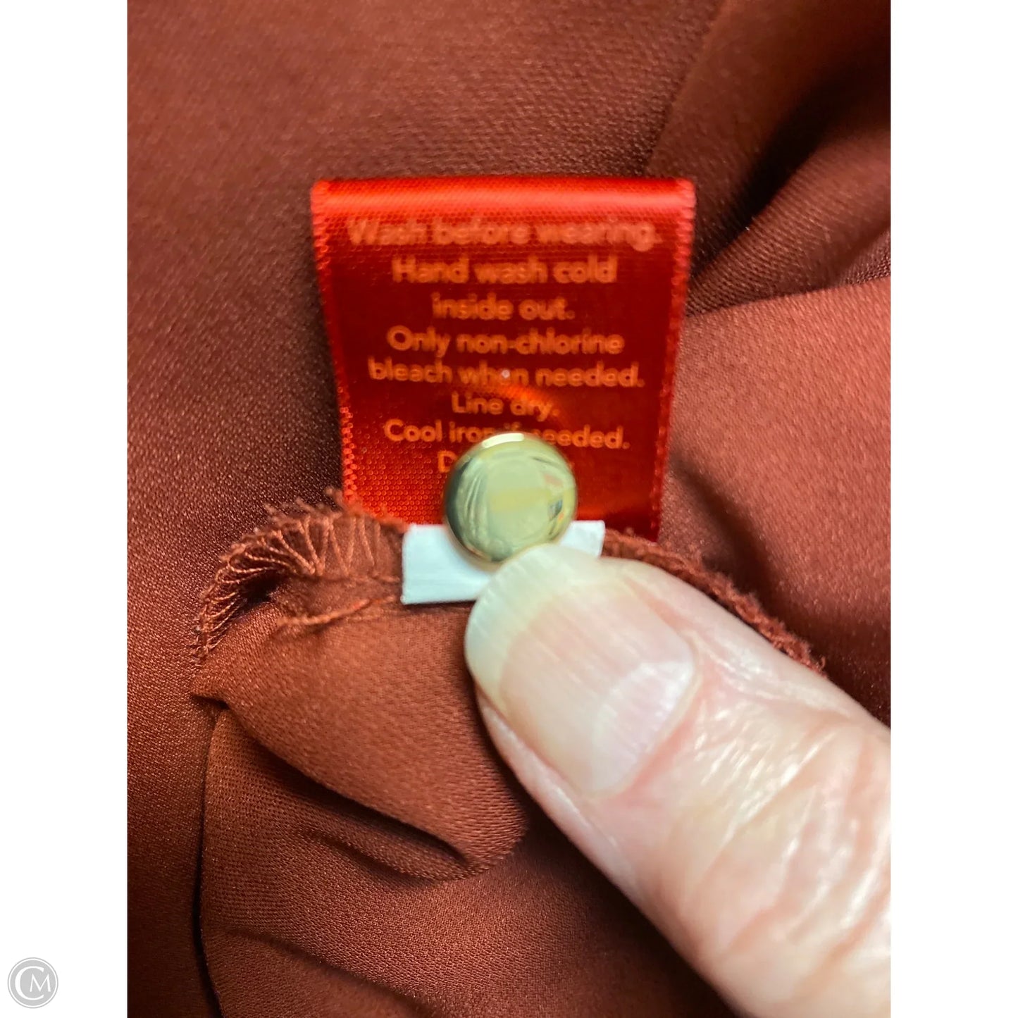 Top Long Sleeve By Jennifer Lopez In Maroon, Size: Xxl