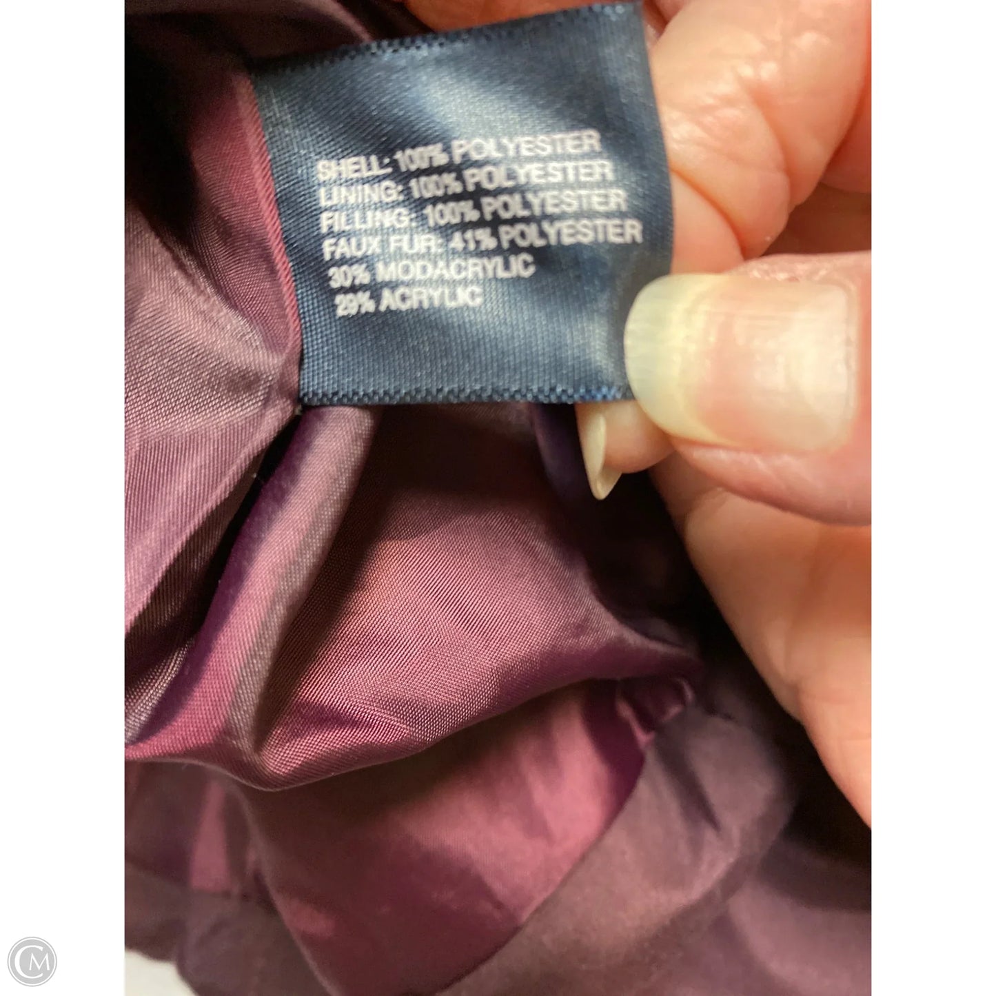 Coat Other By St Johns Bay In Purple, Size: L