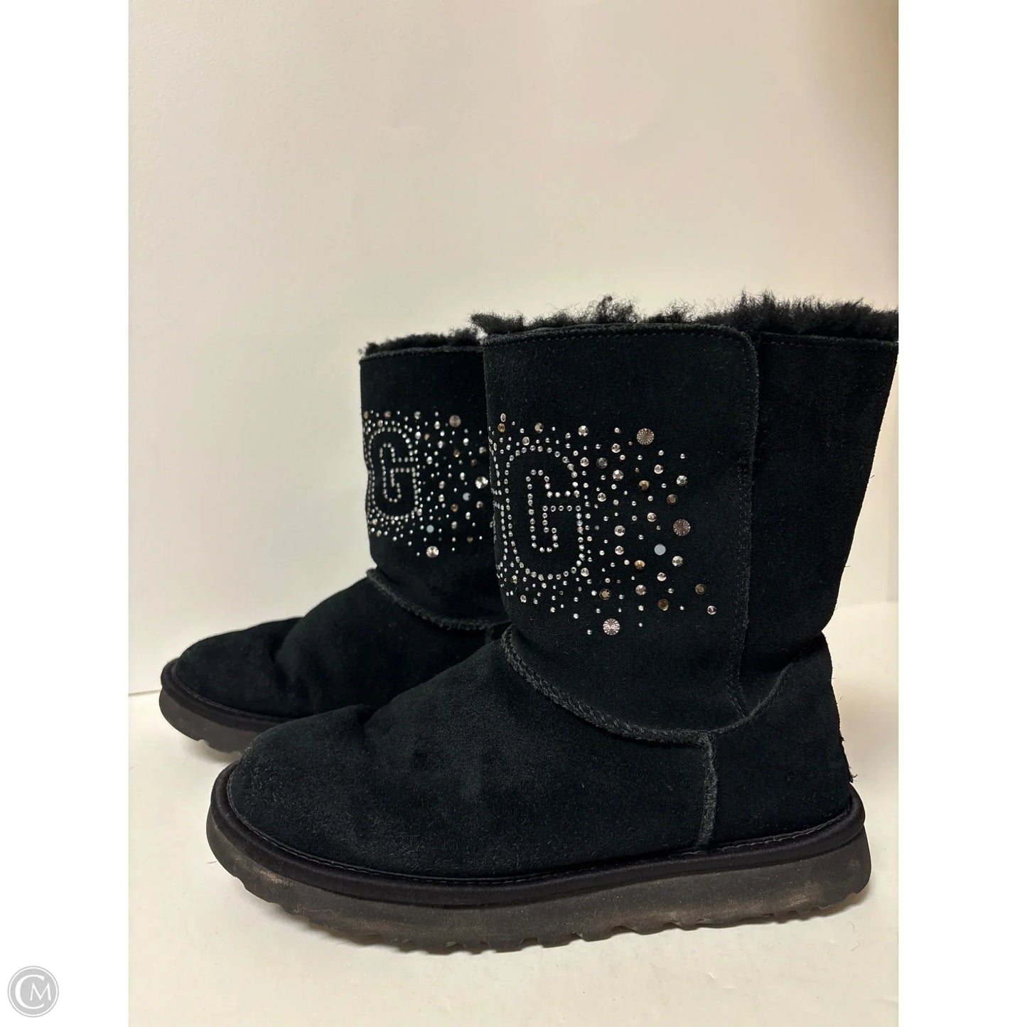 Boots Designer By Ugg In Black, Size: 6