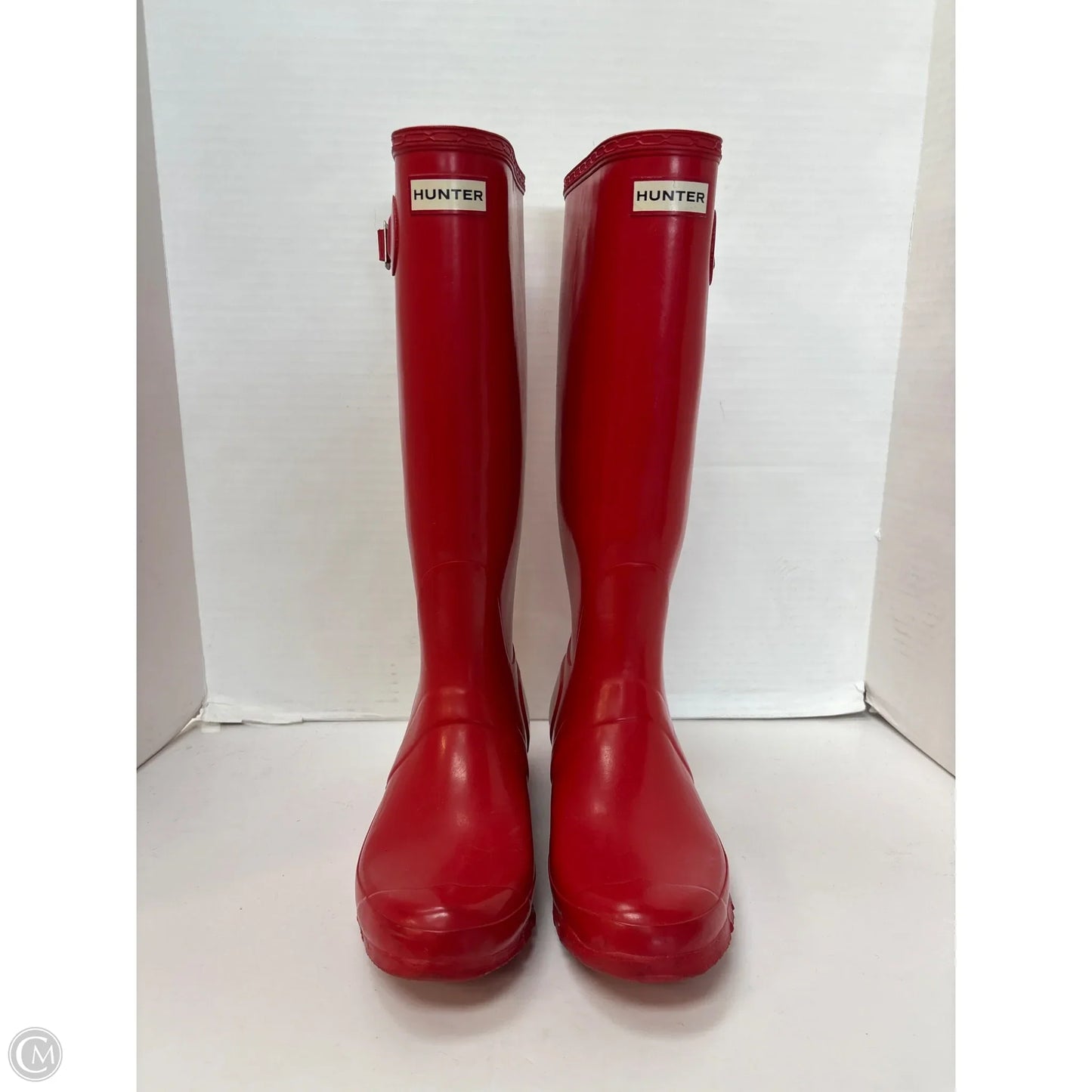 Boots Rain By Hunter In Red, Size: 10