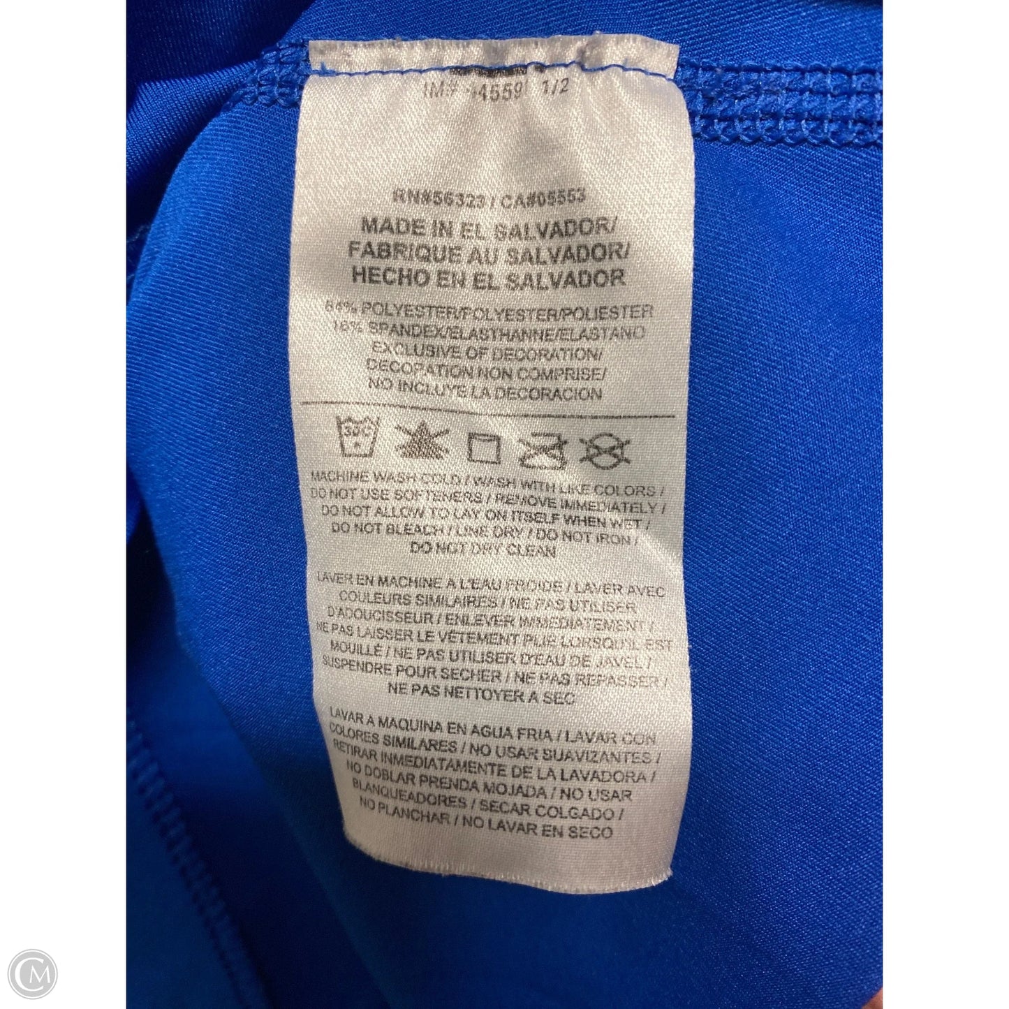 Athletic Tank Top By Nike In Blue, Size: S
