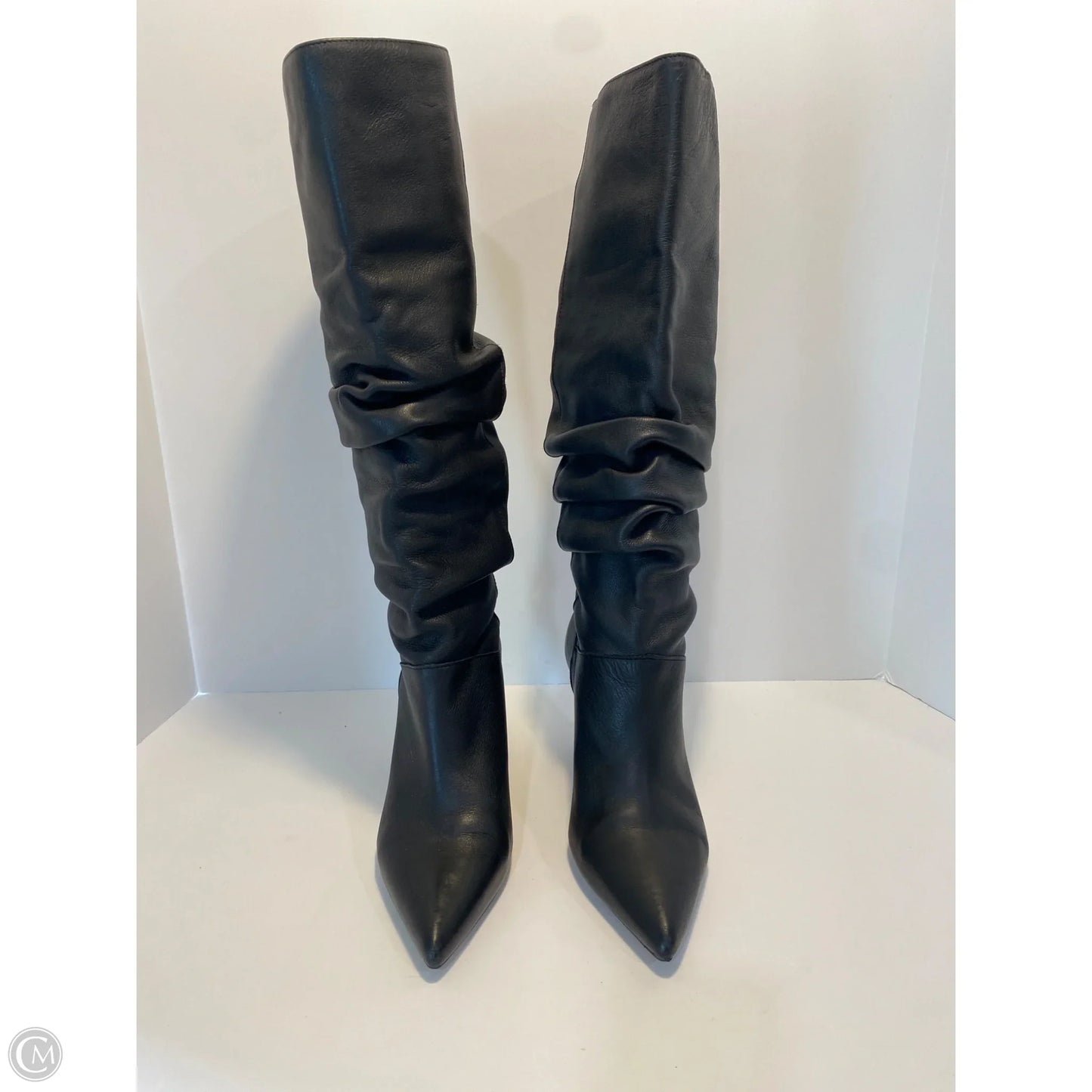 Boots Knee Heels By Saks Fifth Avenue In Black, Size: 8.5
