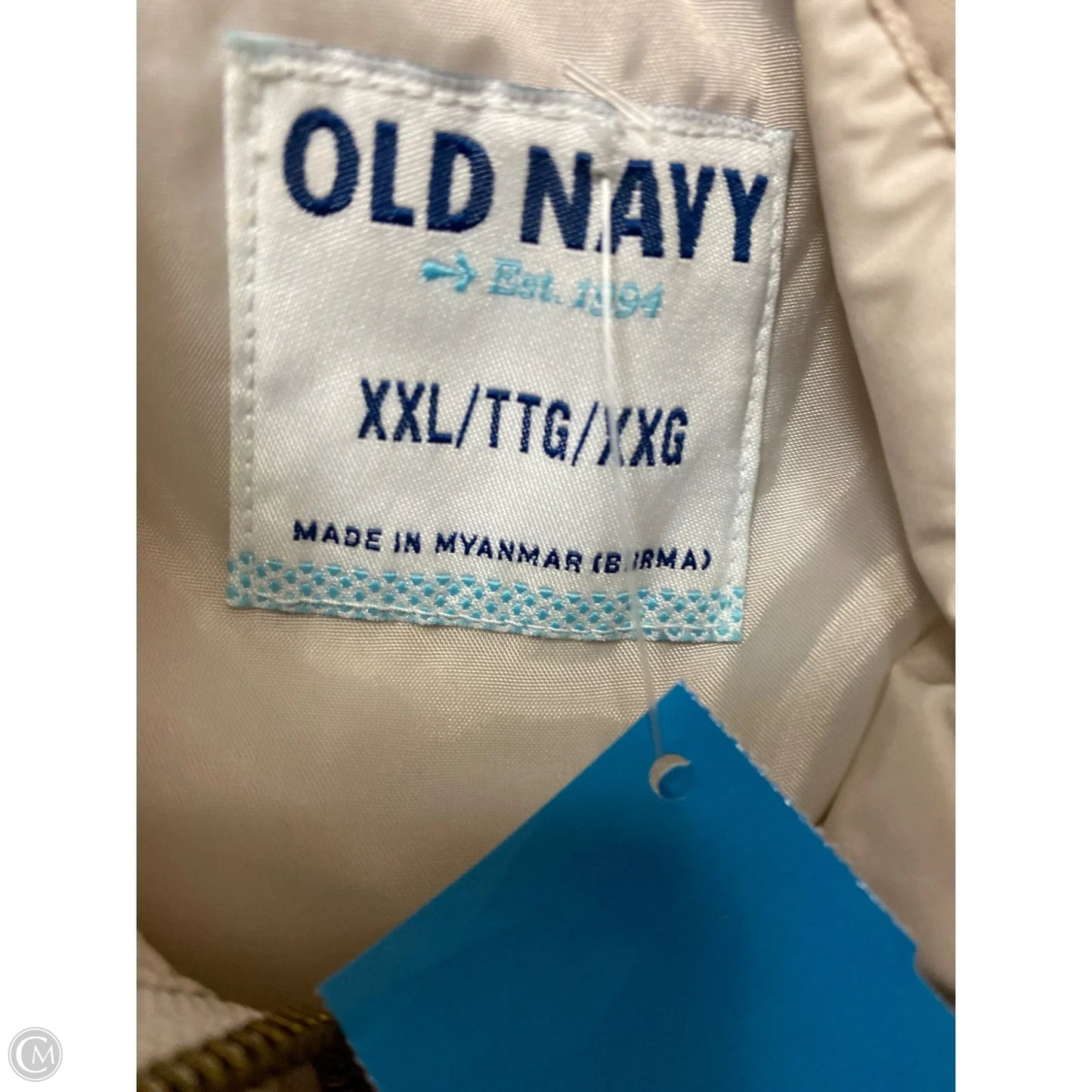 Vest Puffer & Quilted By Old Navy In Beige, Size: Xxl