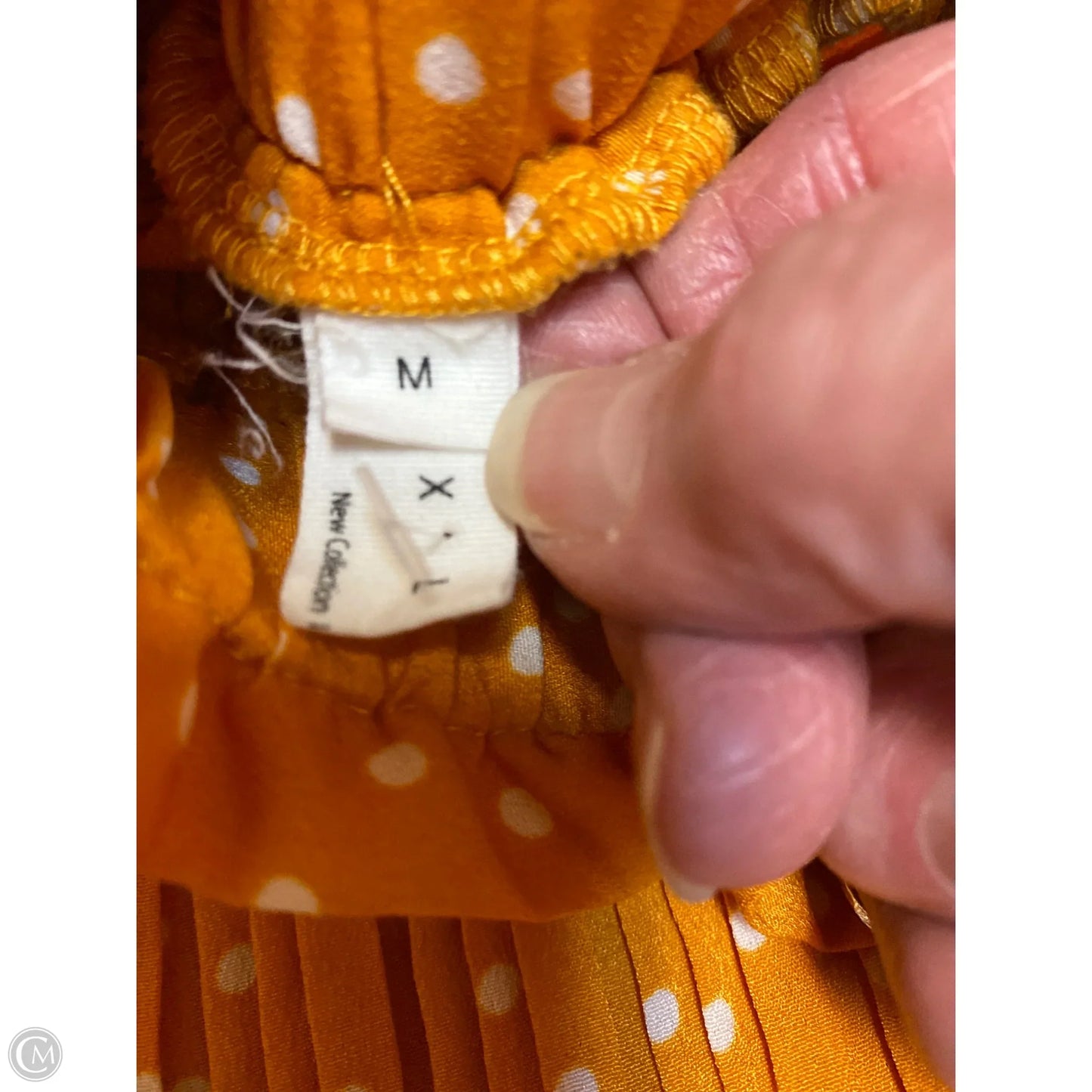 Skirt Maxi By Exlura In Orange, Size: M