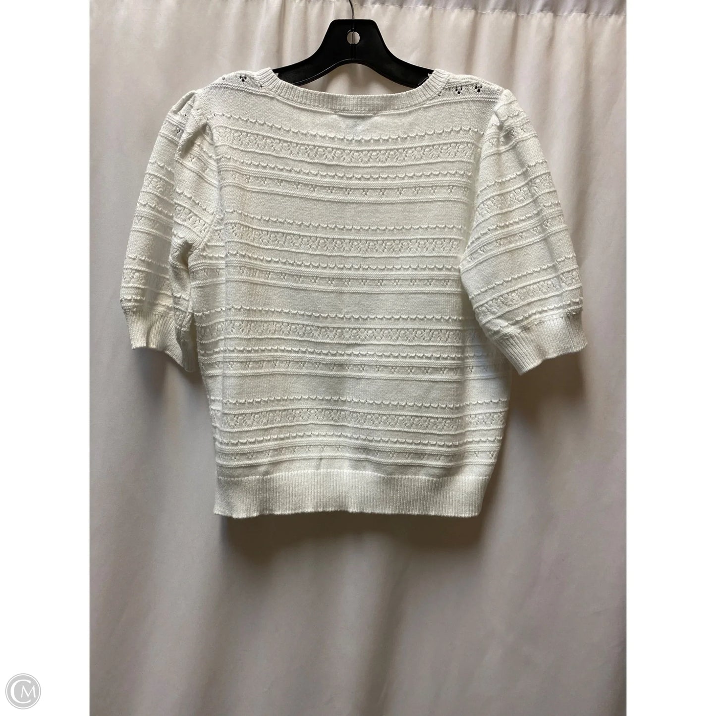 Sweater By Draper James In White, Size: L