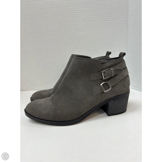 Boots Ankle Heels By Sonoma In Grey, Size: 8