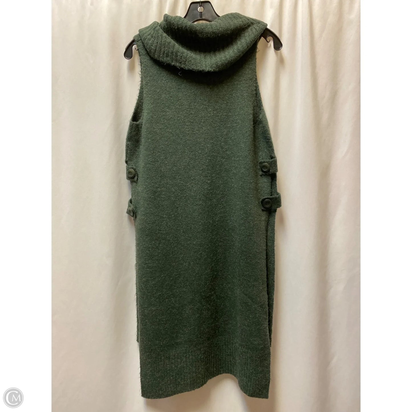 Poncho By Clothes Mentor In Green, Size: M
