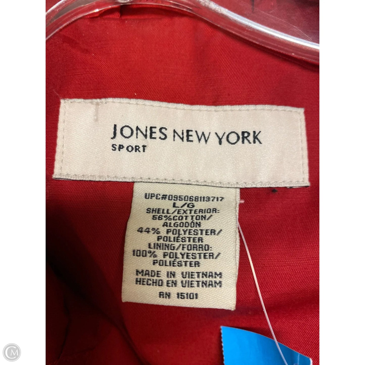 Coat Peacoat By Jones New York In Red, Size: L
