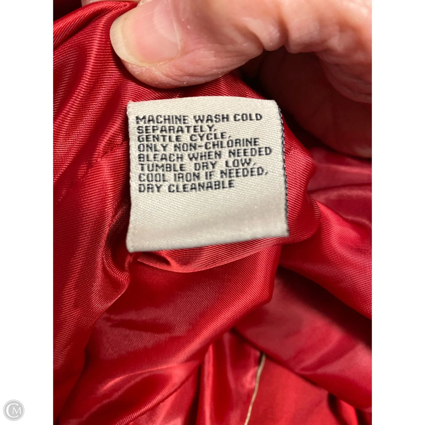 Coat Peacoat By Jones New York In Red, Size: L