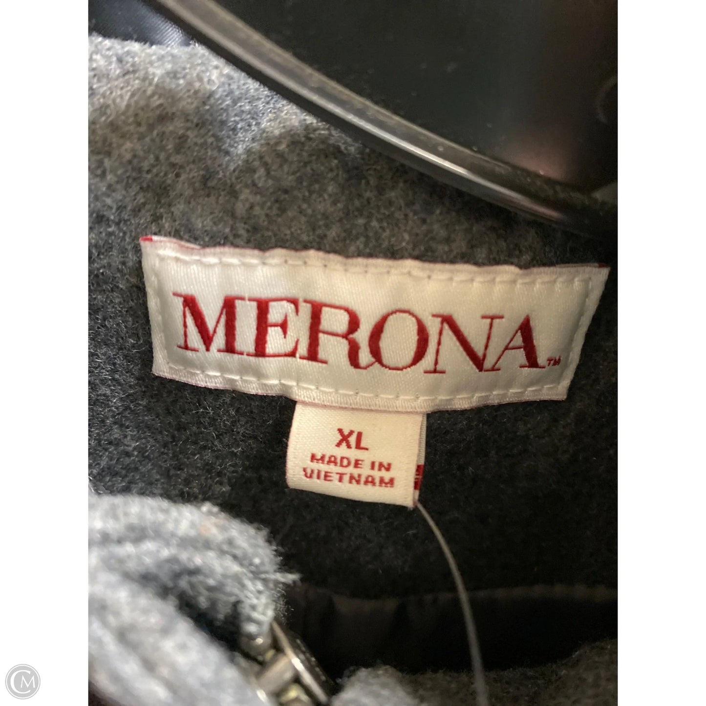 Coat Peacoat By Merona In Grey, Size: Xl