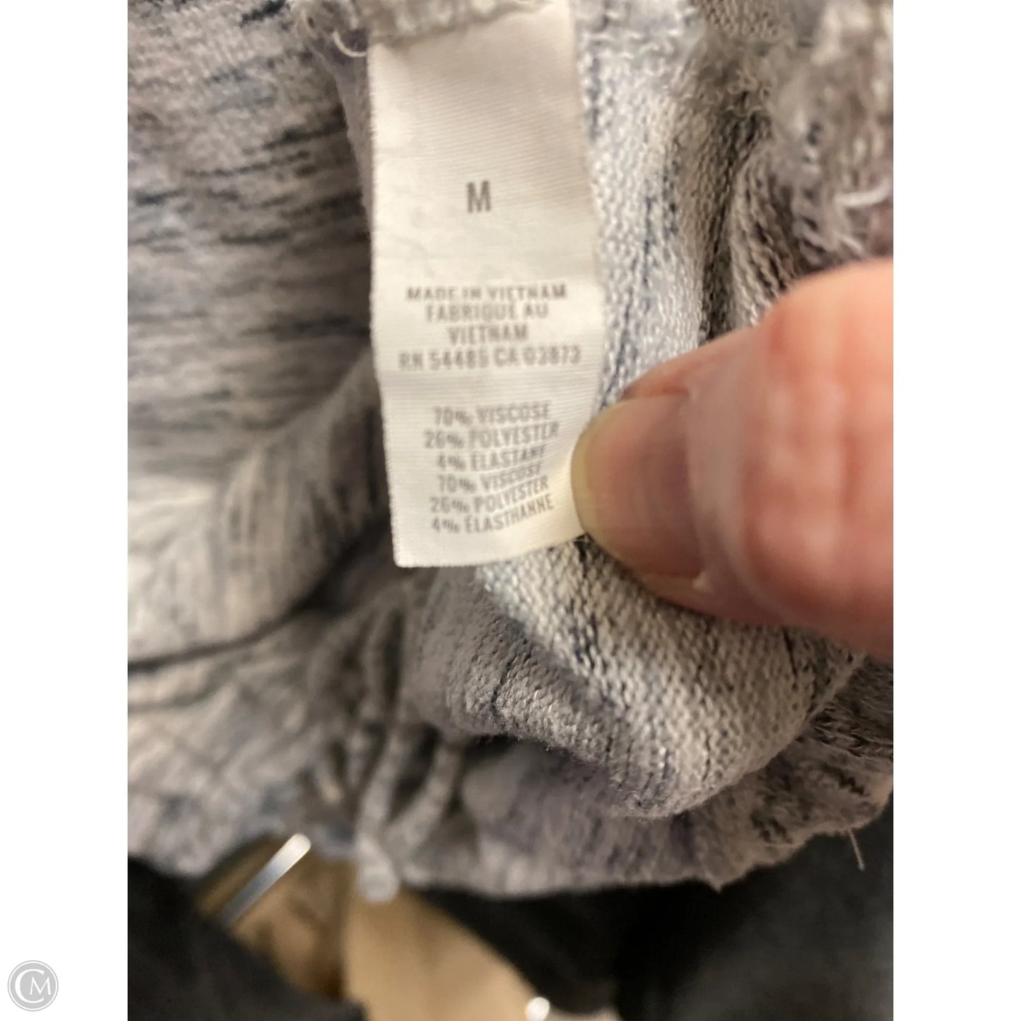 Top Long Sleeve By Aerie In Grey, Size: M