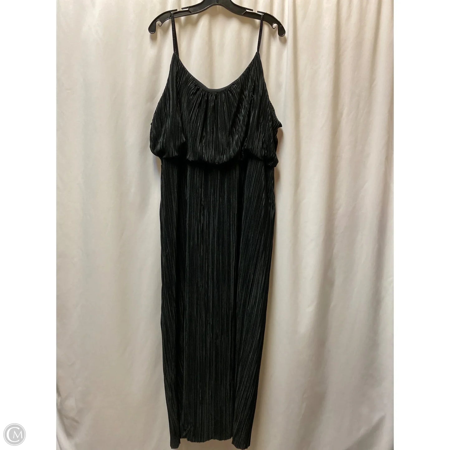 Dress Casual Maxi By Clothes Mentor In Black, Size: 3x