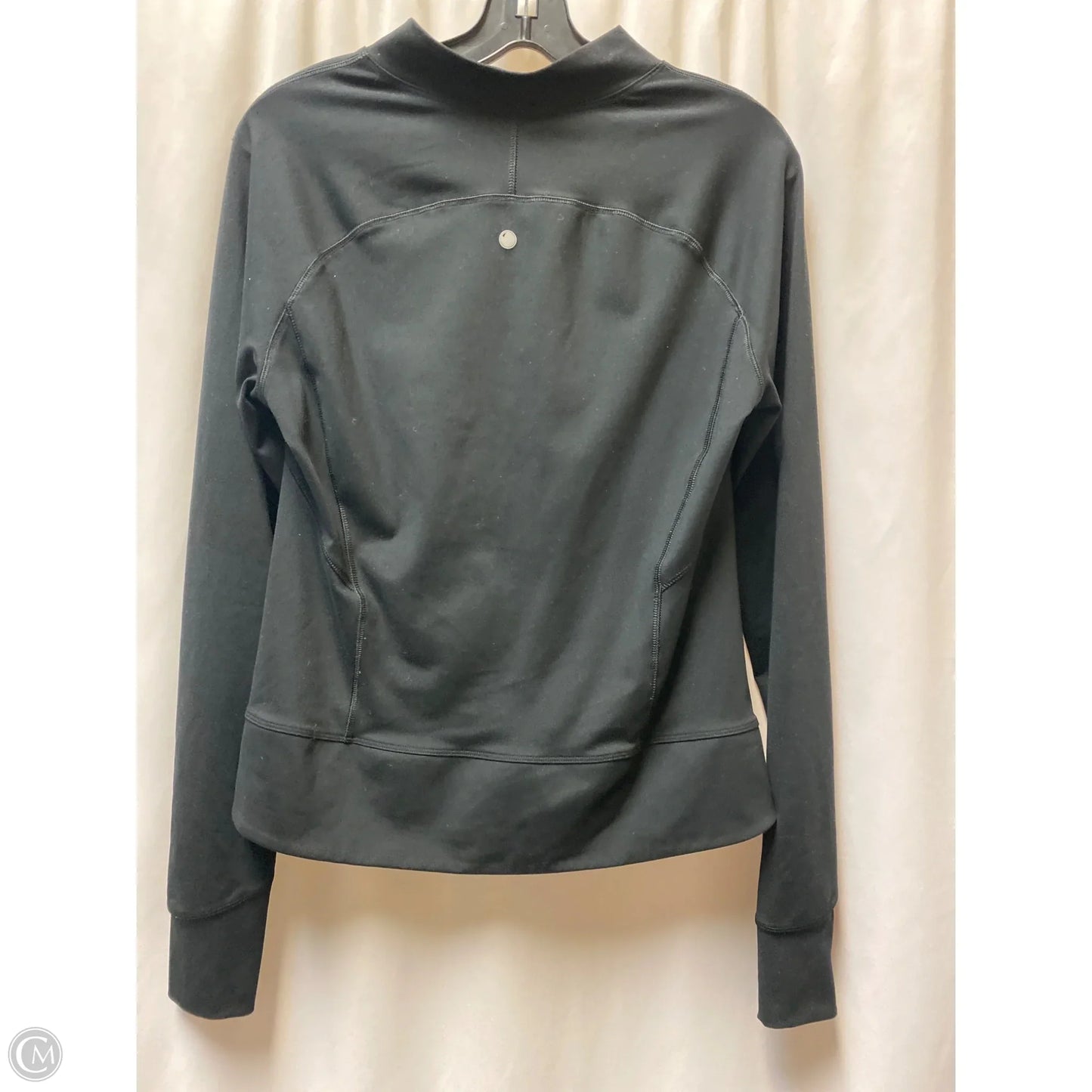 Athletic Jacket By Yogalicious In Black, Size: L