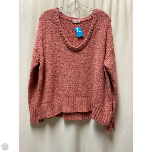 Sweater By Pink Lily In Pink, Size: S