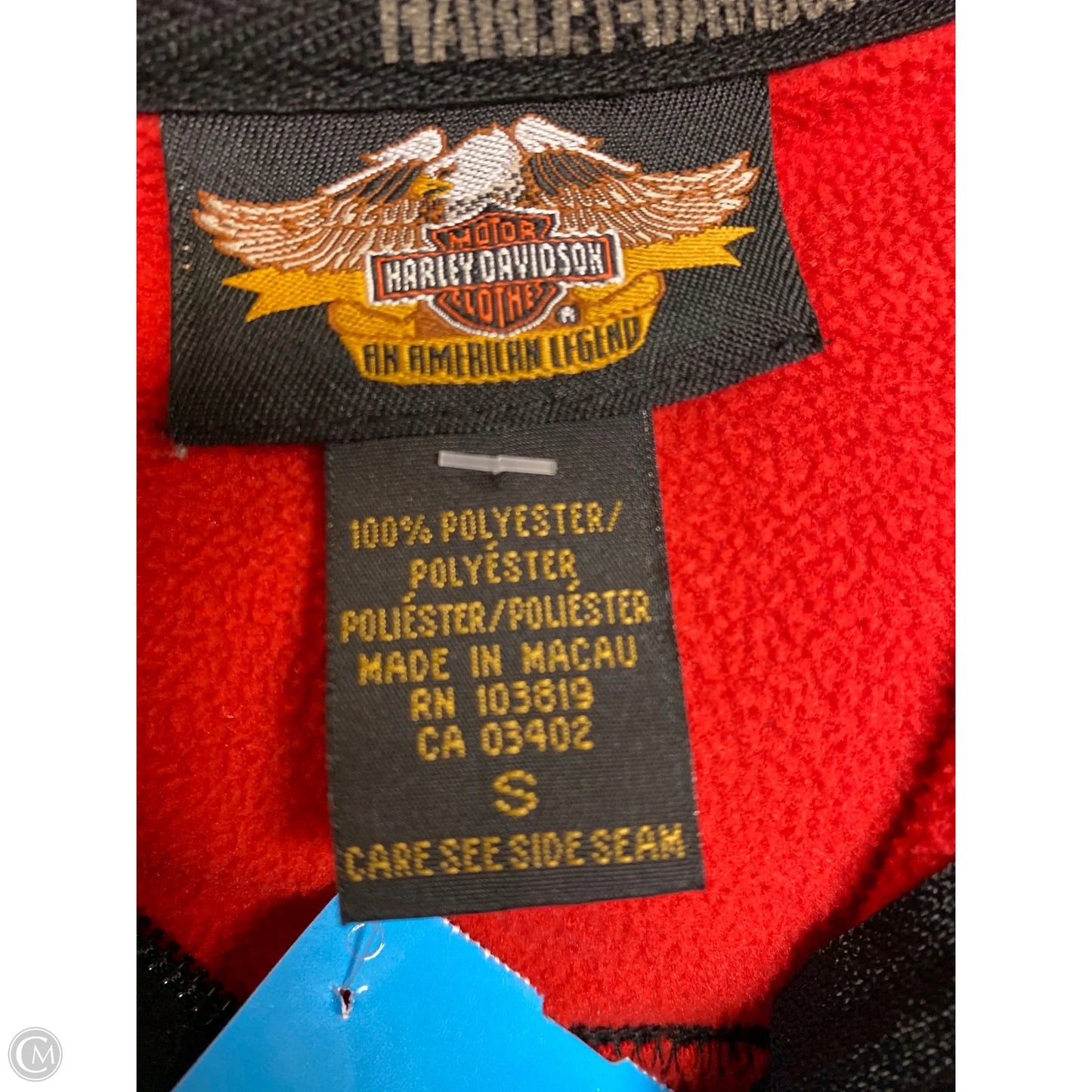 Jacket Fleece By Harley Davidson In Black, Size: S