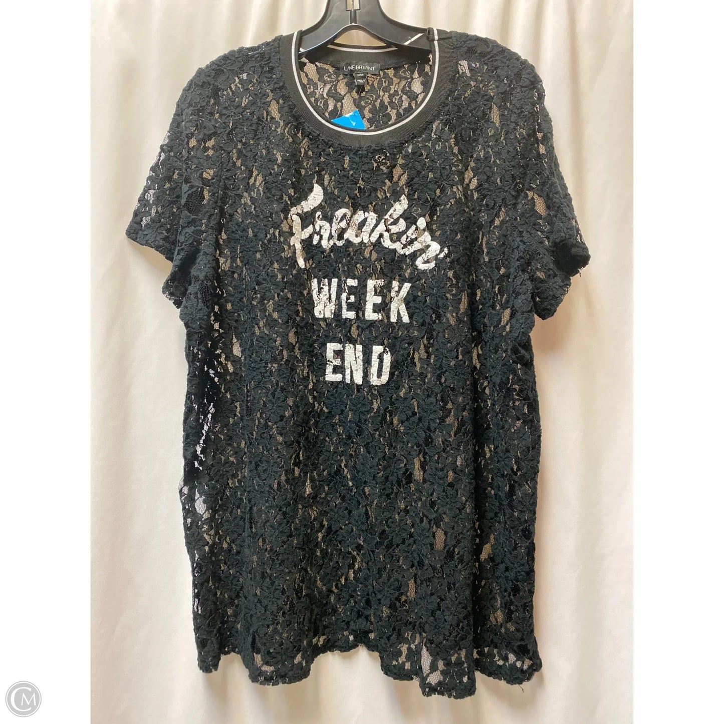 Swimwear Cover-up By Lane Bryant In Black, Size: 1x