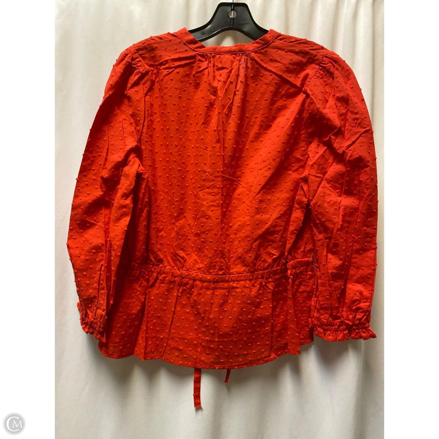 Top Long Sleeve By A New Day In Red, Size: M