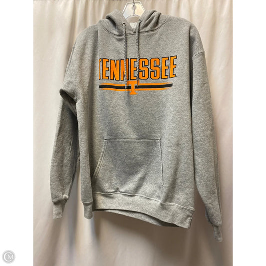 Sweatshirt Hoodie By Hanes In Grey, Size: M