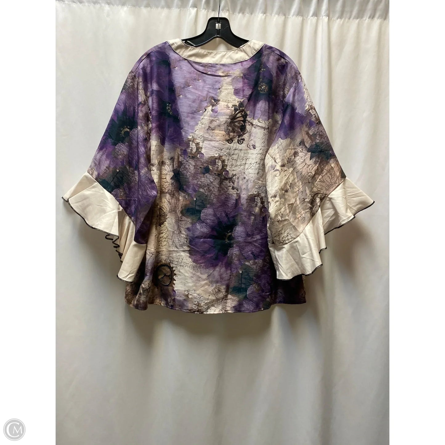 Top Short Sleeve By Clothes Mentor In Purple, Size: 4x