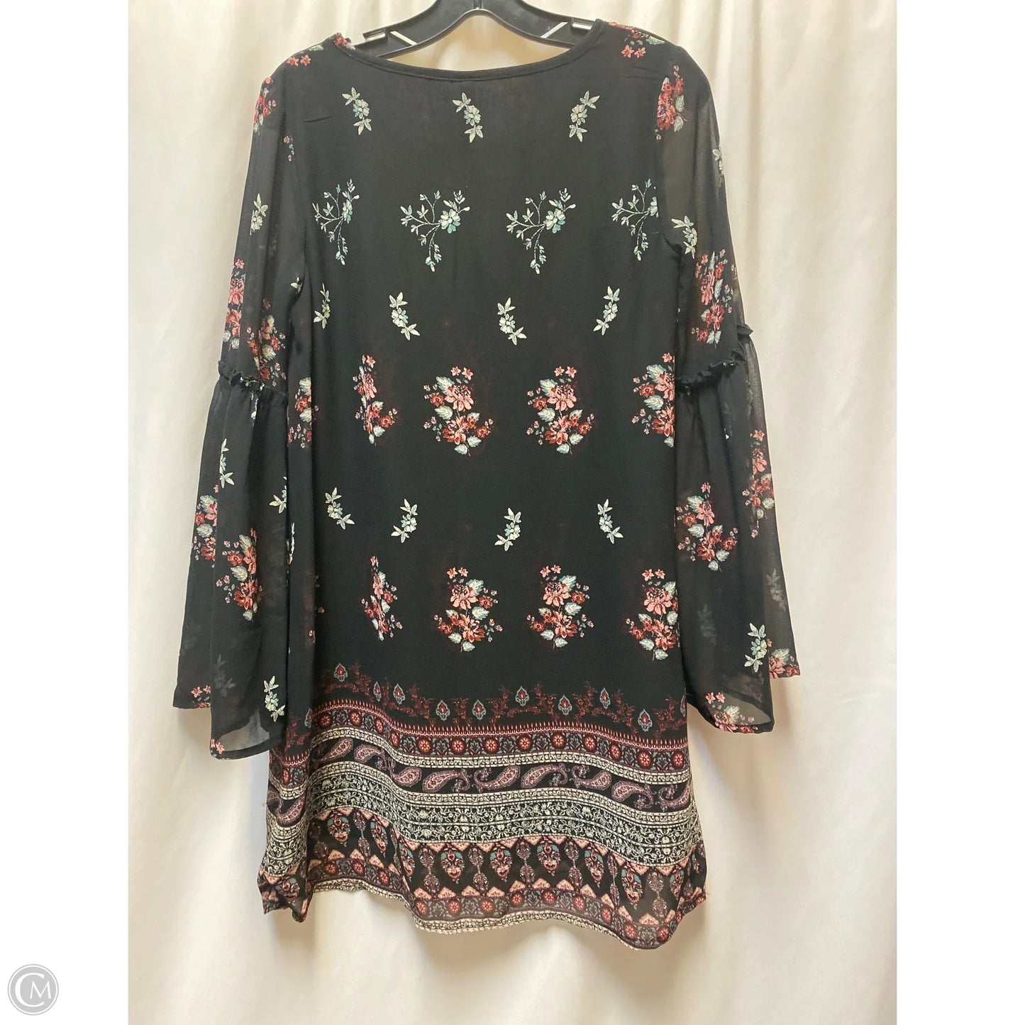 Dress Casual Midi By Xhilaration In Black, Size: S