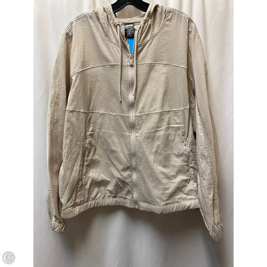 Athletic Jacket By Avia In Beige, Size: Xxl