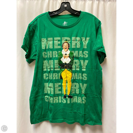 Top Short Sleeve By Clothes Mentor In Green, Size: L