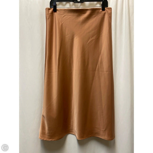 Skirt Midi By Rachel Zoe In Brown, Size: 8