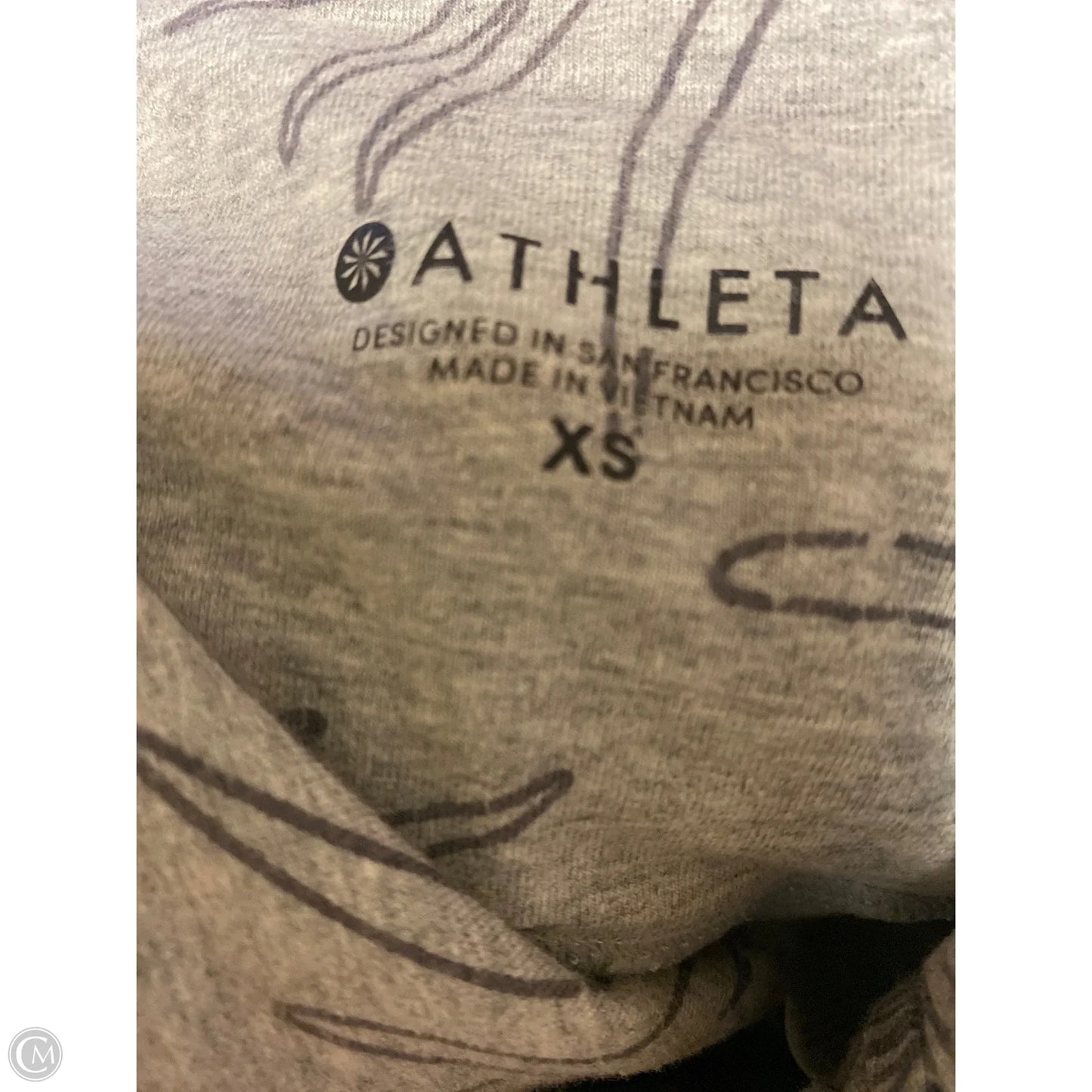 Athletic Leggings By Athleta In Grey, Size: Xs