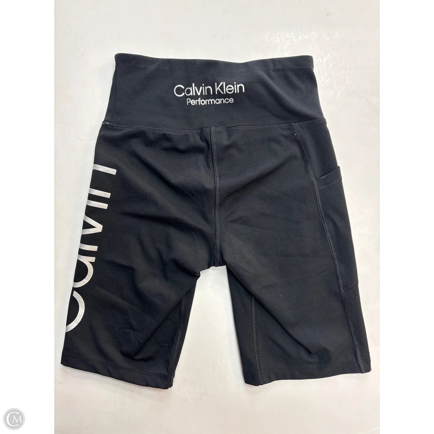 Athletic Shorts By Calvin Klein In Black, Size: Xs
