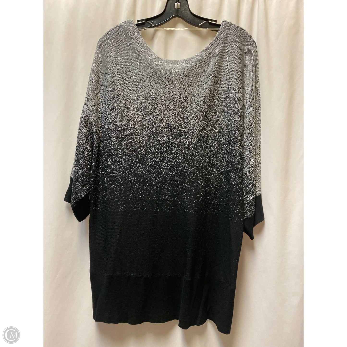 Sweater By Kim Rogers In Black, Size: 2x