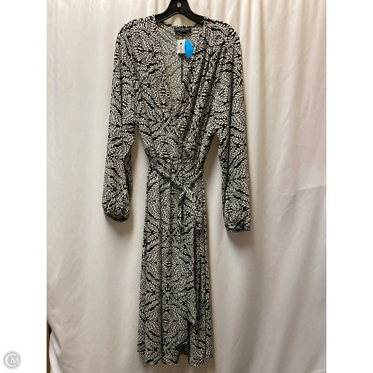 Dress Casual Maxi By Lane Bryant In Black & White, Size: 3x