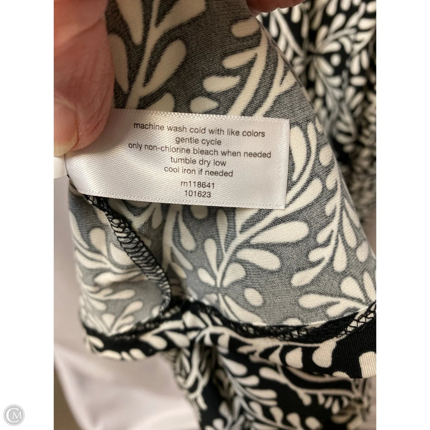 Dress Casual Maxi By Lane Bryant In Black & White, Size: 3x