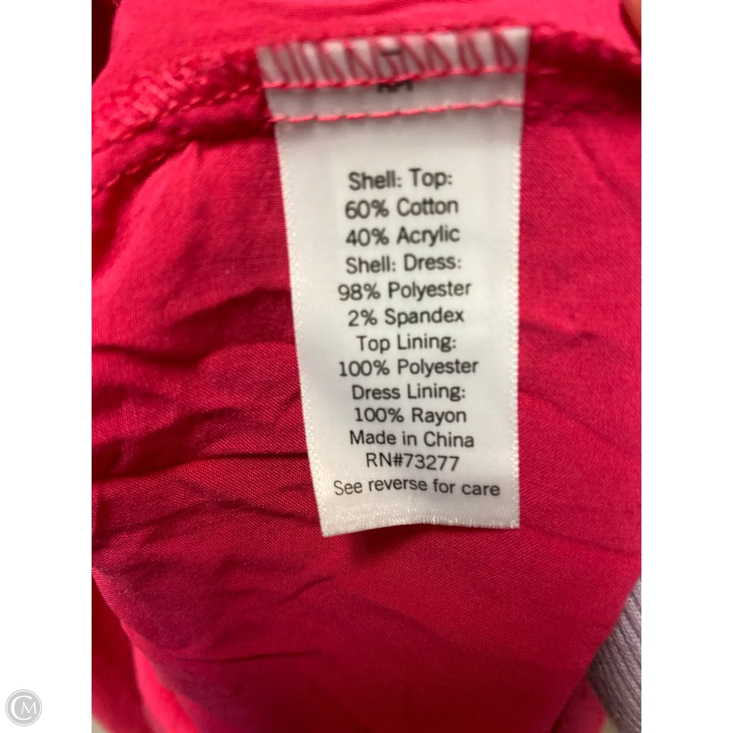 Dress Casual Maxi By Nine West In Pink, Size: M