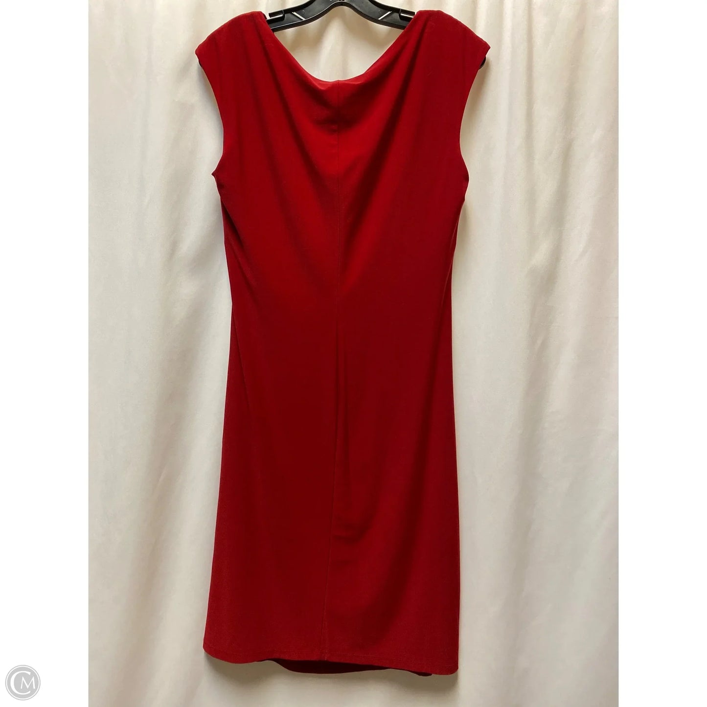 Dress Casual Midi By Ralph Lauren In Red, Size: L