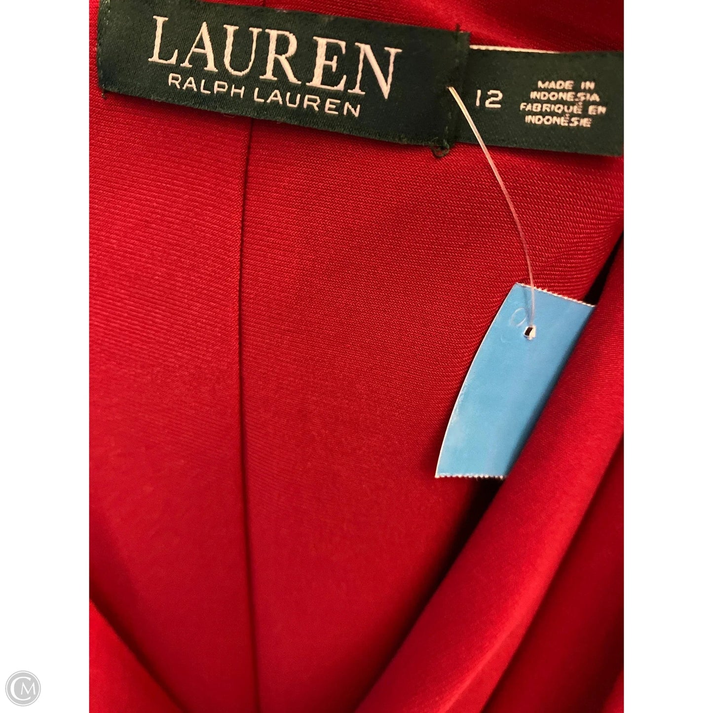 Dress Casual Midi By Ralph Lauren In Red, Size: L