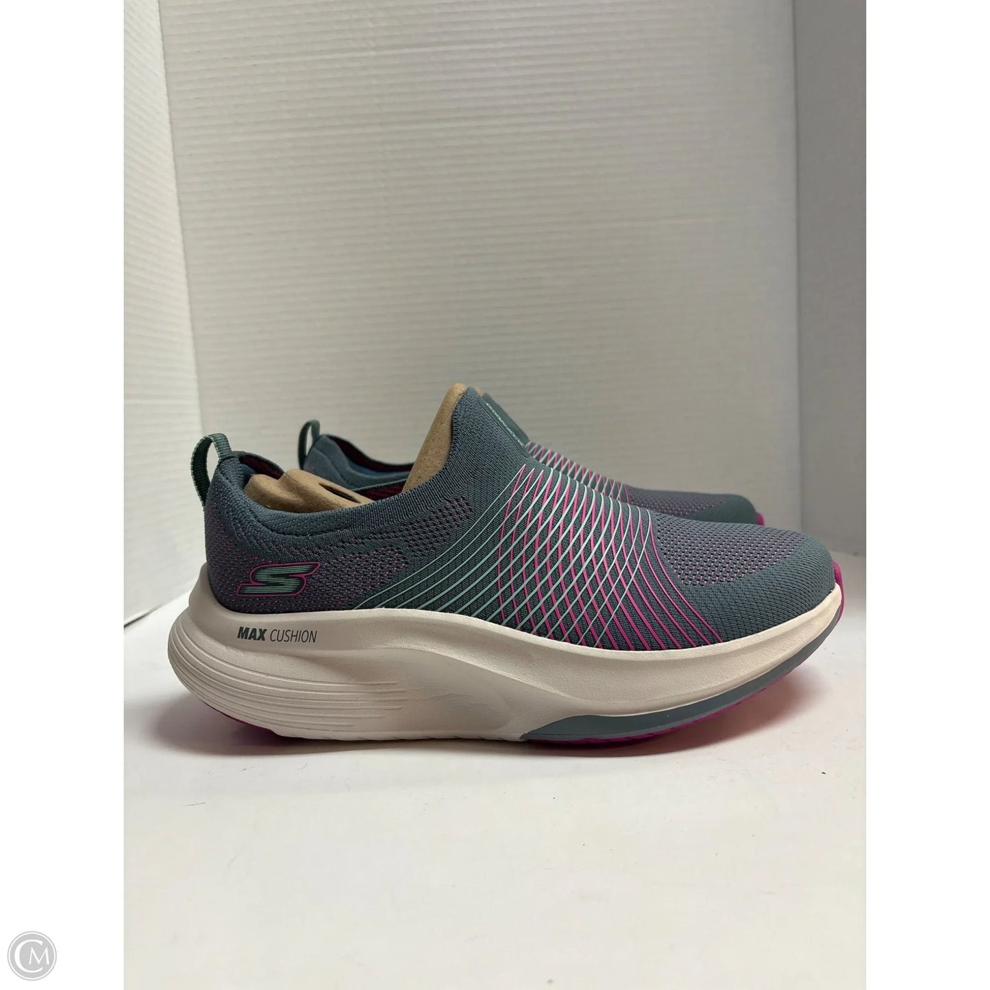 Shoes Athletic By Skechers In Grey, Size: 8