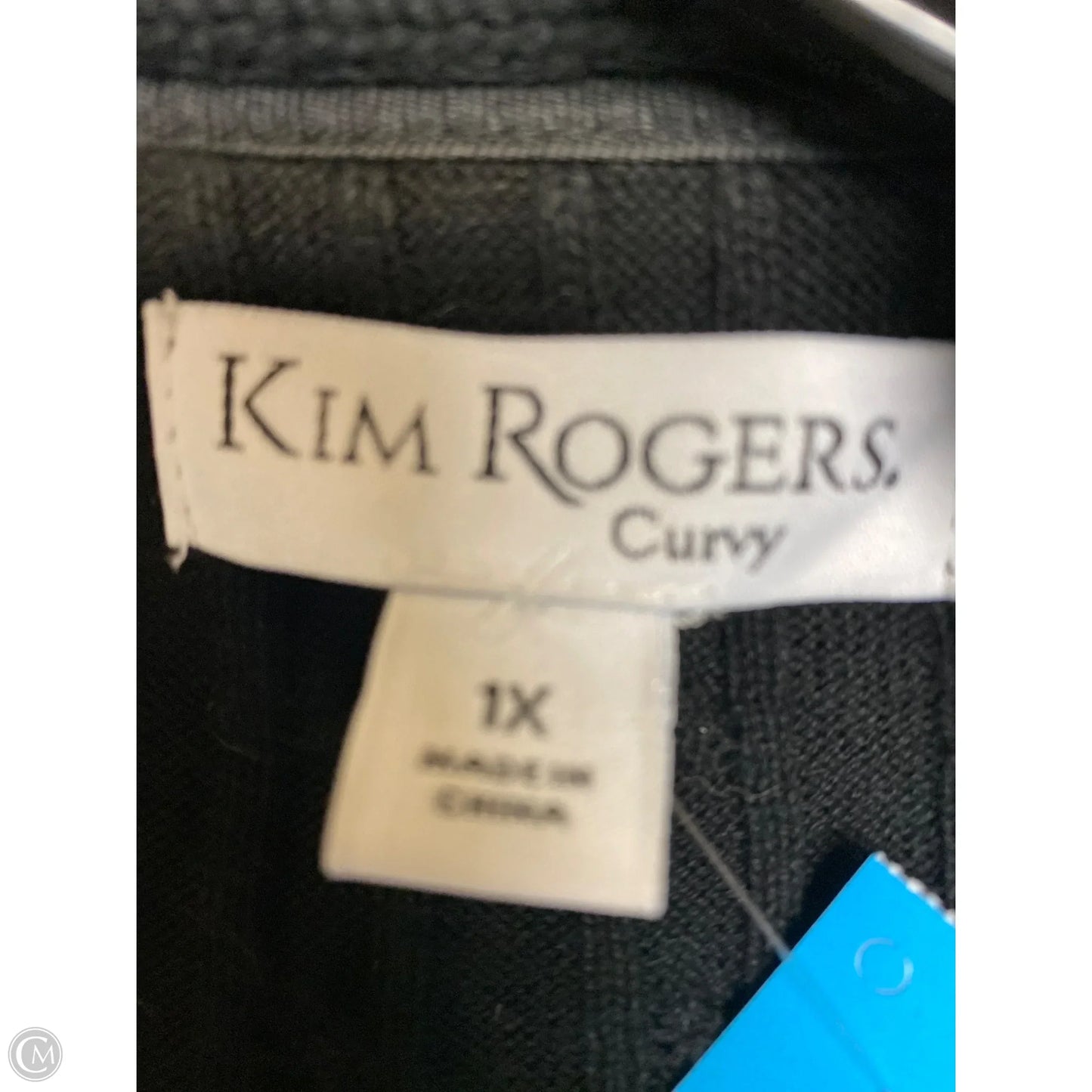 Cardigan By Kim Rogers In Black, Size: 1x