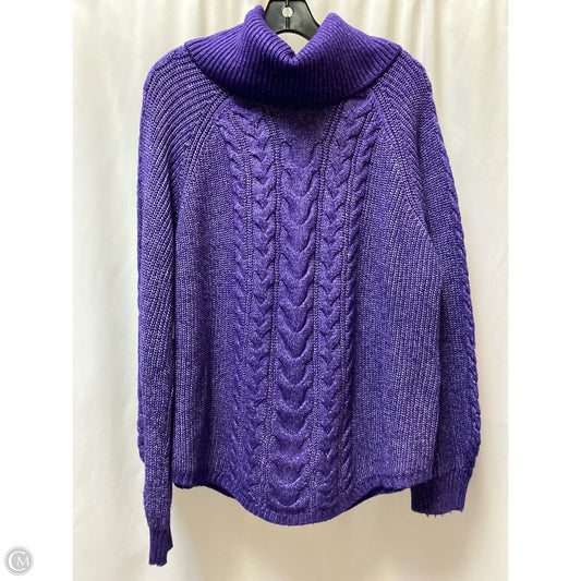 Sweater By Lane Bryant In Purple, Size: 1x