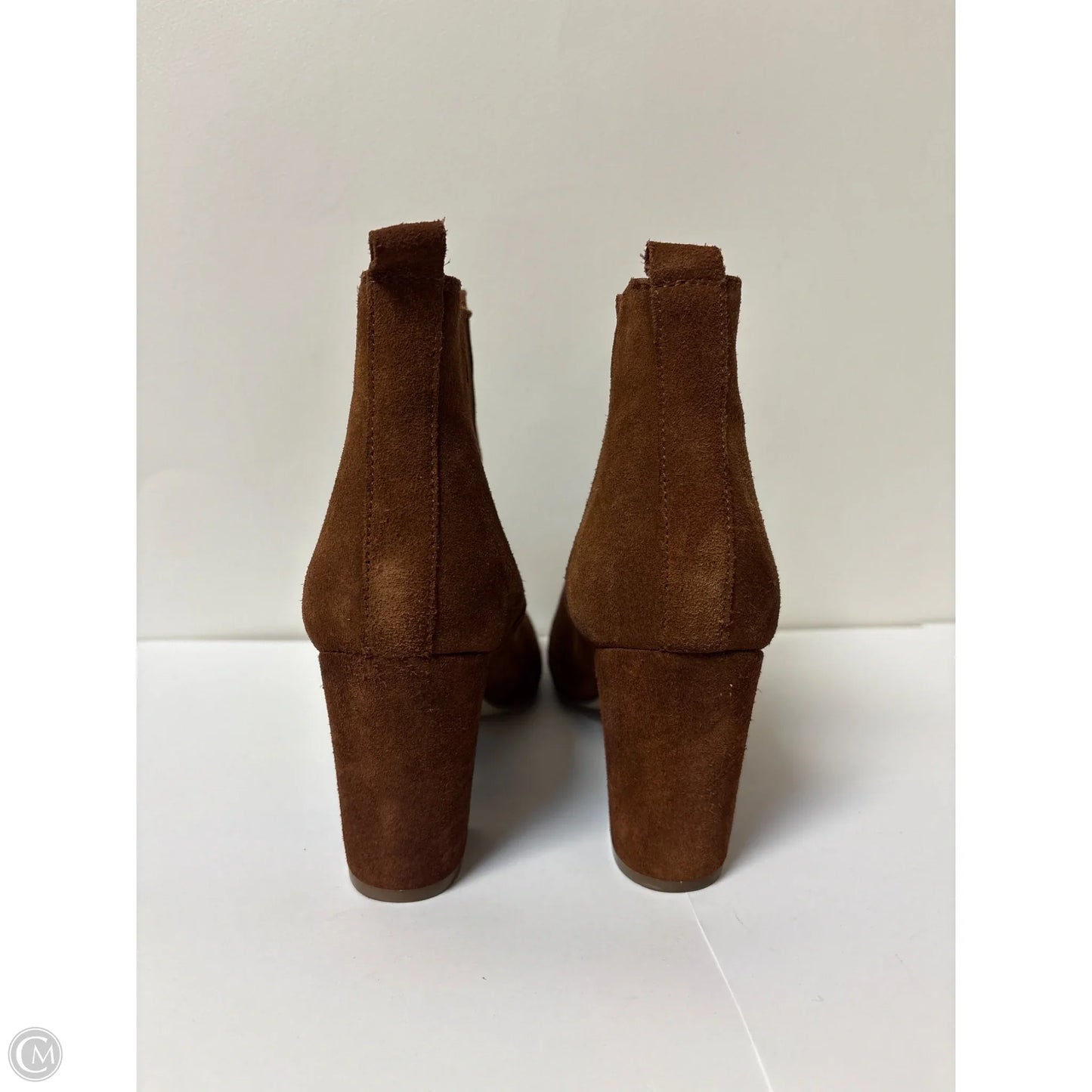 Boots Ankle Heels By Steve Madden In Brown, Size: 10
