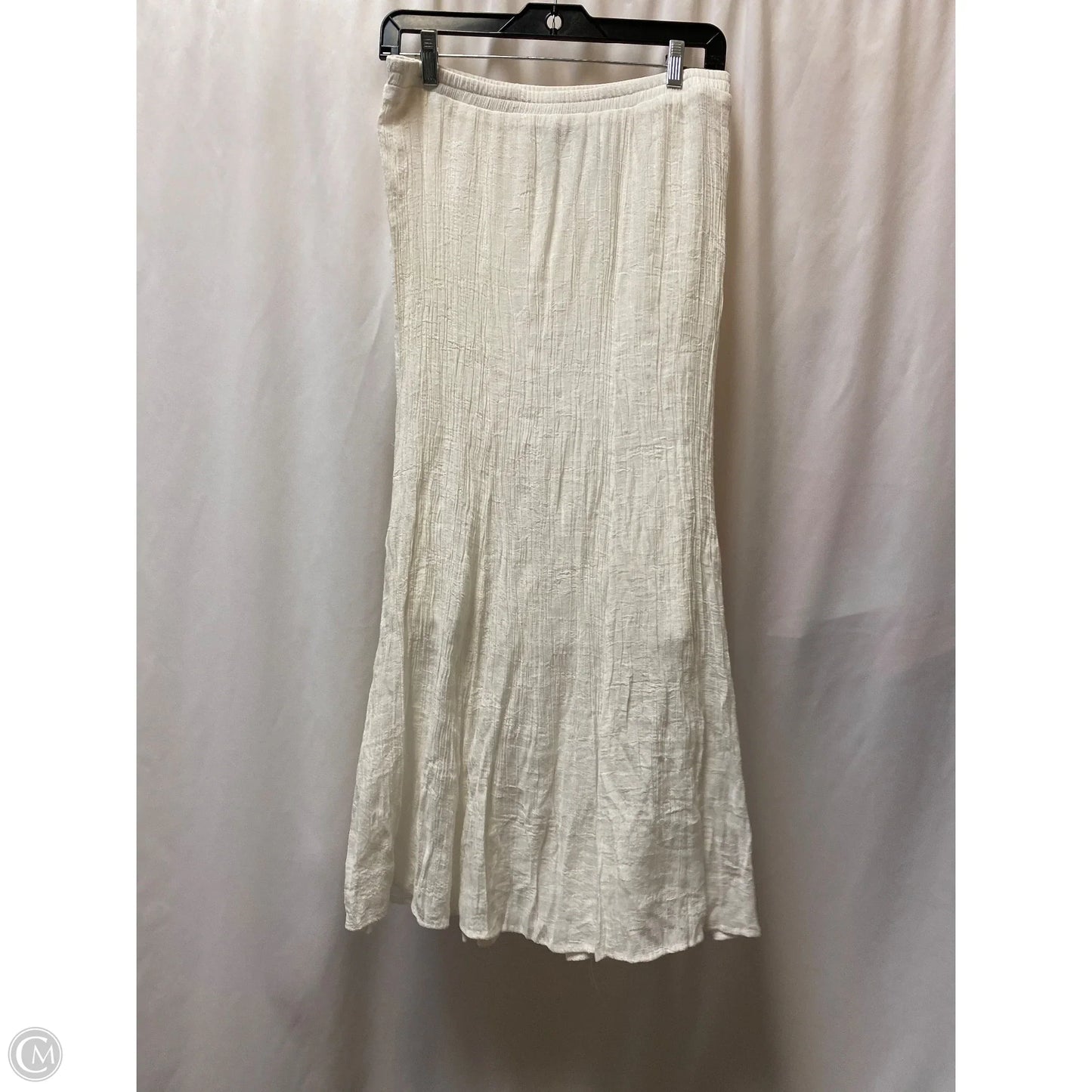 Skirt Maxi By Ab Studio In White, Size: M